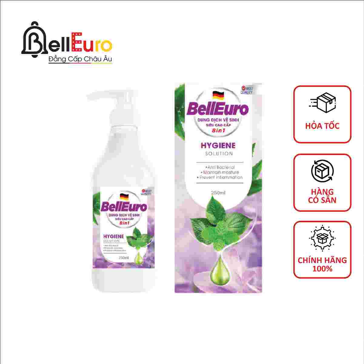 Dung Dịch Vệ Sinh Phụ Nữ Công Nghệ Sinh Học Bell Euro 250G